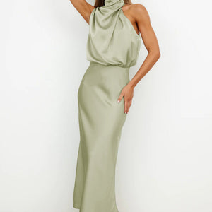 Tyra | Vestido de soirée elegante com decote halter