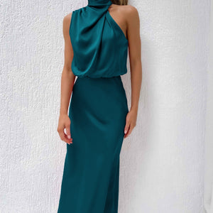 Tyra | Vestido de soirée elegante com decote halter