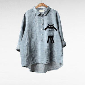 Blusa Mariela · De lino, fresca y favorecedora