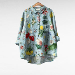 Blusa Noa · De lino, ligera y veraniega