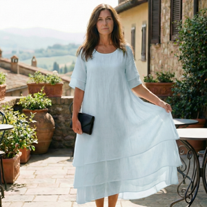 Vestido Nicolasa · De capas vaporosas