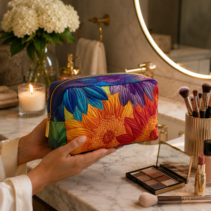 Neceser acolchado · Flor de Verano