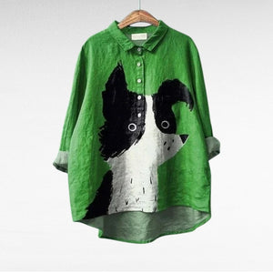 Blusa Julia · De lino, fresca y favorecedora