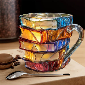 Taza 3D Única y Artesanal para los Apasionados de la Lectura