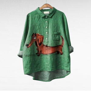 Blusa Luz · Lino ligero de aire mediterráneo