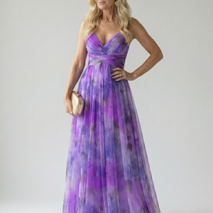 Vestido Amaranta · Maxi cruzado vaporoso