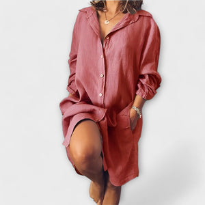 Blusa Nidia · Casual de lino