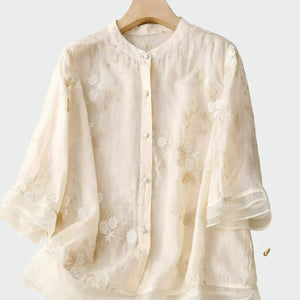 Camisa Andrea · Bordada