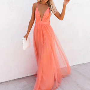 Vestido Consuelo · Maxi coral