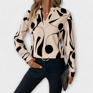 Blusa Felipa · Elegante de manga larga