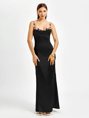 Pixie | Vestido longo em satin