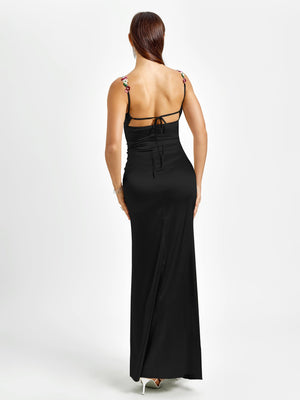 Pixie | Vestido longo em satin