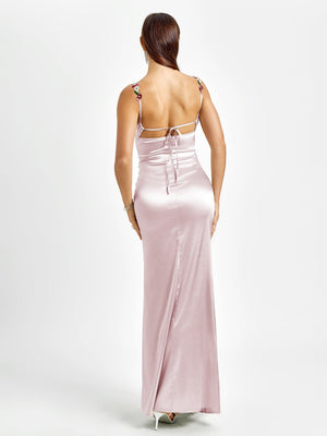 Pixie | Vestido longo em satin