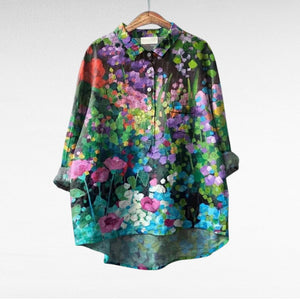 Blusa Idoia · De lino, fresca y favorecedora