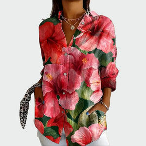 Camisa Edelmira · Estilosa de estampado floral