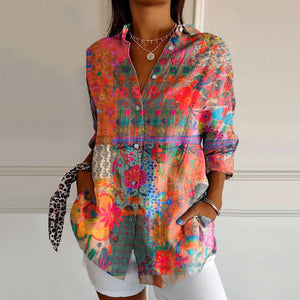 Camisa Calixta · De estampado romántico