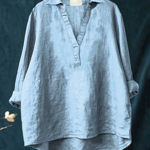Blusa Lucinda · De lino, fresca y favorecedora