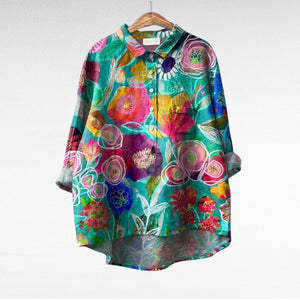 Blusa Idoia · De lino, fresca y favorecedora