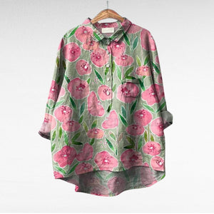 Blusa Idoia · De lino, fresca y favorecedora