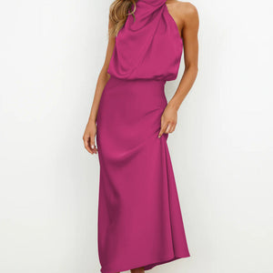 Tyra | Vestido de soirée elegante com decote halter