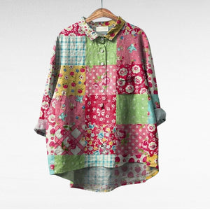 Blusa Idoia · De lino, fresca y favorecedora