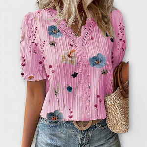 Blusa Milagros · Con escote en V