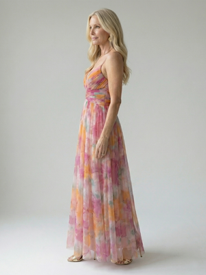 Vestido Amaranta · Maxi cruzado vaporoso