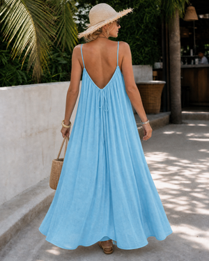 Vestido Yolanda · Midi de tirantes vaporoso