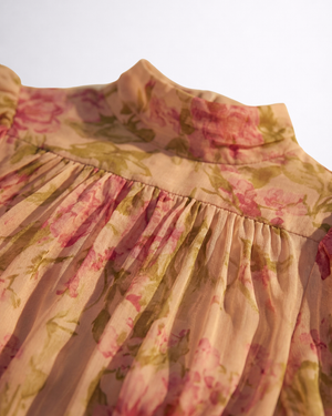 Vestido Sabina · Floral de acuarela