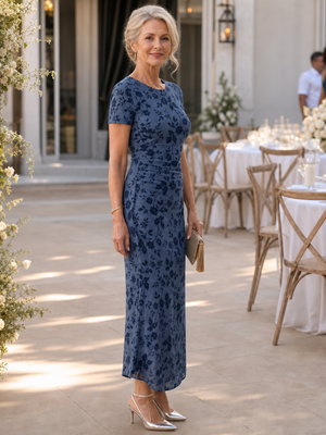 Vestido Dorotea · Midi de cuello redondo