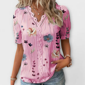 Blusa Milagros · Con escote en V