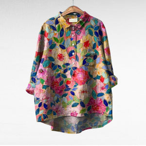 Blusa Haydée · De lino, ligera y veraniega