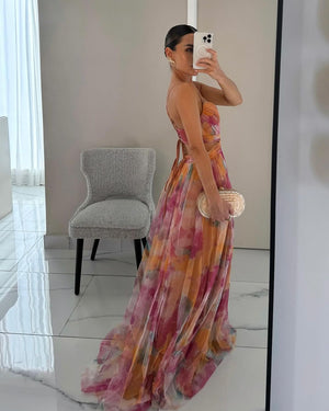 Vestido Covadonga · Maxi floral de gasa