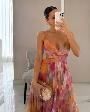 Vestido Covadonga · Maxi floral de gasa