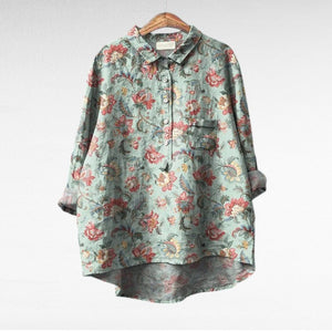 Blusa Haydée · De lino, ligera y veraniega