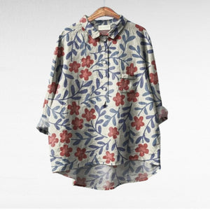 Blusa Haydée · De lino, ligera y veraniega