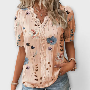 Blusa Milagros · Con escote en V