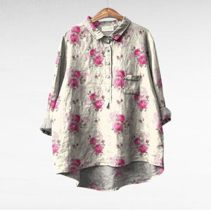 Blusa Haydée · De lino, ligera y veraniega
