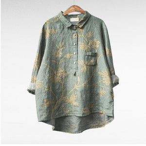 Blusa Haydée · De lino, ligera y veraniega
