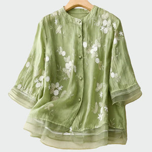 Camisa Andrea · Bordada