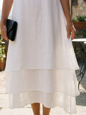 Vestido Nicolasa · De capas vaporosas