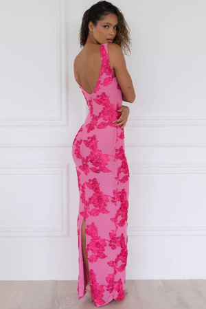 Vestido Atocha · Maxi de líneas fluidas