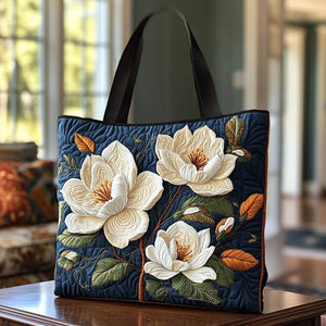 Bolso acolchado artesanal - Magnolia Delicada