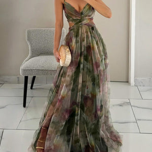 Vestido Covadonga · Maxi floral de gasa