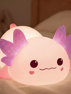 Lila, lámpara LED axolote — vista principal