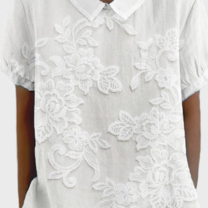 Blusa Eufrosina · Con cuello