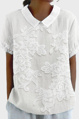Blusa Eufrosina · Con cuello