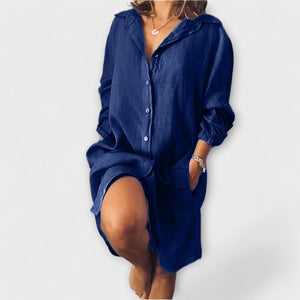 Blusa Nidia · Casual de lino