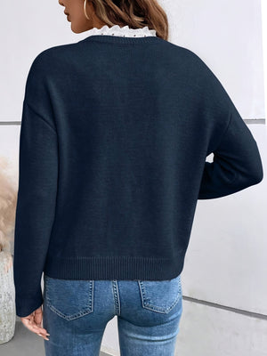 Jersey Flavia · De malha con encaje