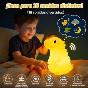 Lámpara Squishy de Silicona — Rex, Dinosaurio